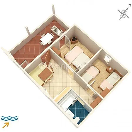 Mirela Apartament Supetar